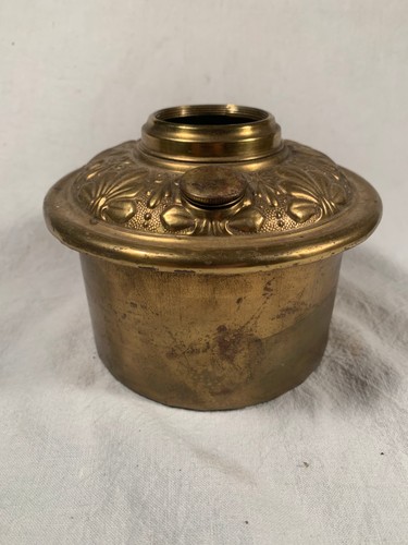 Victorian embossed brass - victorian, oil
