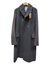 Genuine British Royal Navy Issue Man's Ratings Wool Great Coat Size 188/92 #256