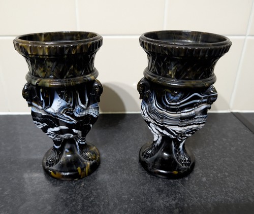 Pair sowerby victorian slag - of,