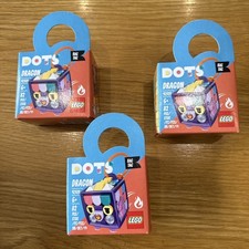 3x LEGO DOTS: Bag Tag Dragon (41939)
