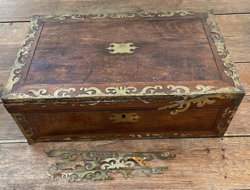 Regency rosewood brass inlaid - regency,