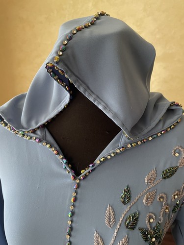 Blue moroccan caftan - blue,