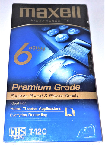 Maxell vhs blank - blank, premium