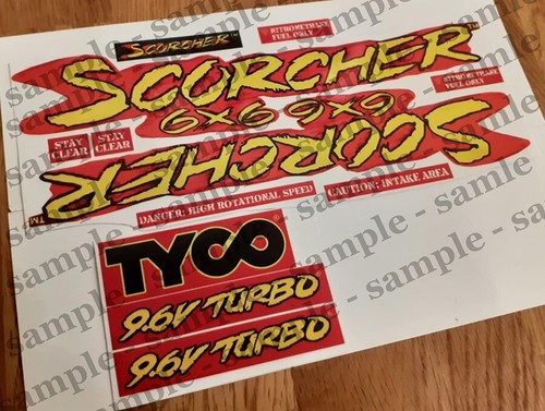 Tyco scorcher 6v vinyl - tyco, 9.6v