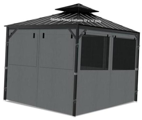 Gazebo privacy curtains - gazebo,