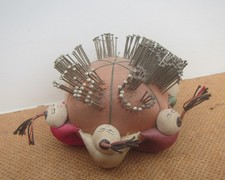 Vintage Chinese Silk Pin Cushion