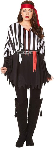 Ladies pirate poncho - pirate,