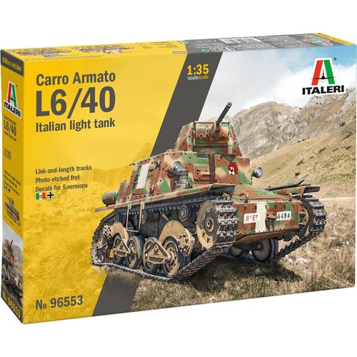 Italeri light tank 1 - italeri, 1:35