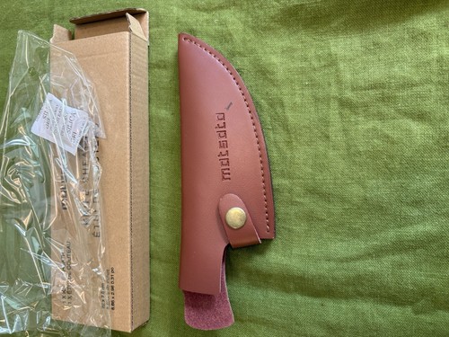 Matsato leather knife - matsato, sheath
