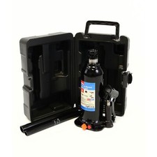 Hilka 5 Tonne Bottle Jack 207–402mm Heavy Duty Hydraulic Lift TUV Approved Case