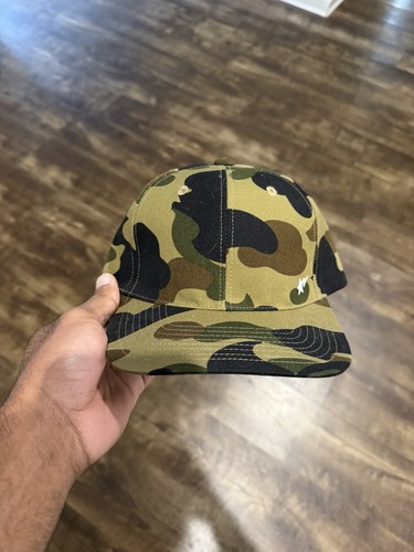 Bape green camo snapback - green,