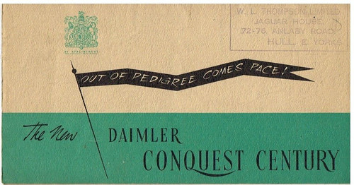 Daimler conquest century 100hp - century,
