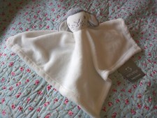 PRIMARK EARLY DAYS LAMB SHEEP COMFORTER LOVEY SOFT  WHITE AND GREY DOU DOU BNWT