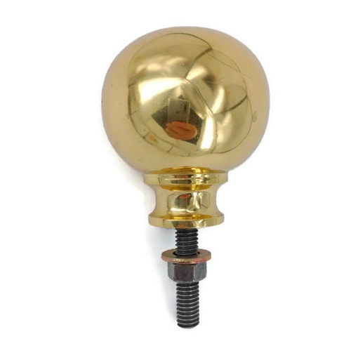 Heavy brass large ball - cot, bed