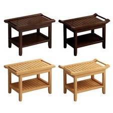 Shower Bench Stool Wooden