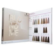 Brand New Schwarzkopf Blond Me Hair Colour Shade Chart Book Removable Swatches