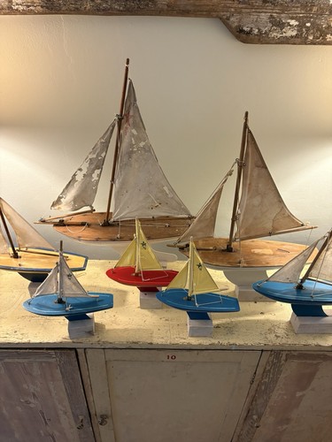 Vintage pond yachts - vintage,