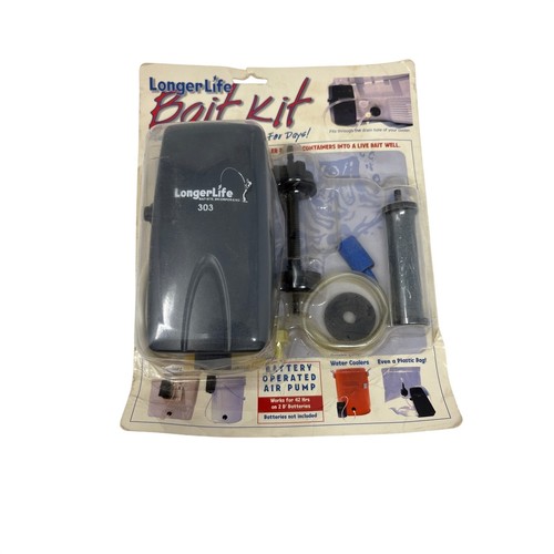 Portable bait aerator air - air, pump