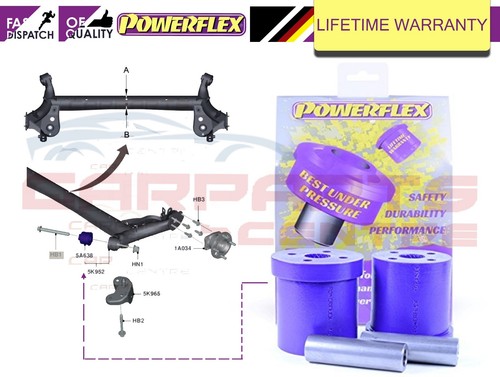Ford fiesta mk7 - 08-, powerflex