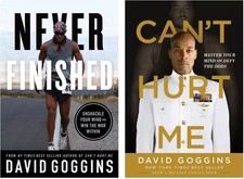 Can't Hurt Me + Never Finished By David Goggins 2 Book Combo