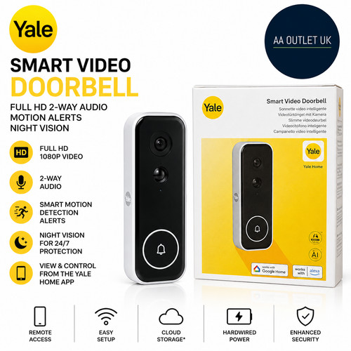 Yale smart video doorbell full - yale,