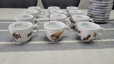 Set 12 ILLY art  cup Italy coffee Max Petrone design IPA white porcelain Ltd Ed