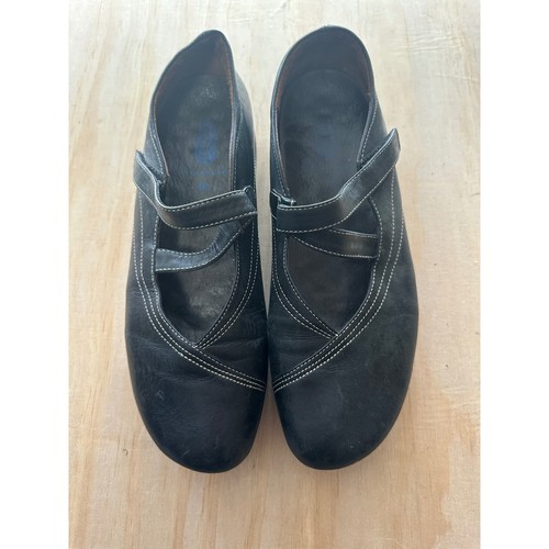 Wolky black leather mary - wolky,