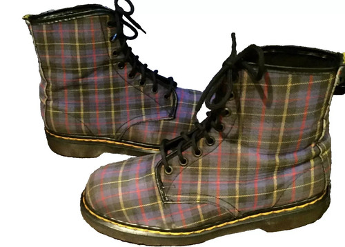 Martens 1460 blue tartan - dr,