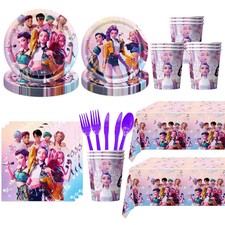 Birthday Party Decoration Disposable Tableware Set Banner