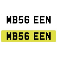 Private Cherished Number Plate - MB56EEN Maureen MB56 EEN