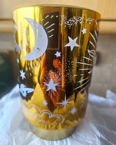 Gold celestial sun moon - sun,