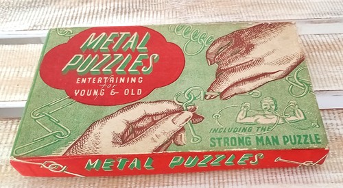 Vintage metal puzzles - vintage,