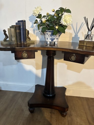 Antique kidney shaped table - antique,