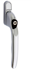 UPVC Universal Espag Window Handle - Key Locking For Double Glazing -Chrome