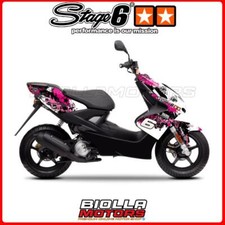 S6-056601/PK GRAPHICS STAGE6 PINK / BLACK YAMAHA AEROX 50CC LC (BEFORE '99)