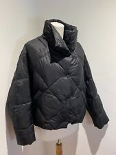 ZARA padded quilted Jacket S VGC puffer coat oversize boxy hip length black