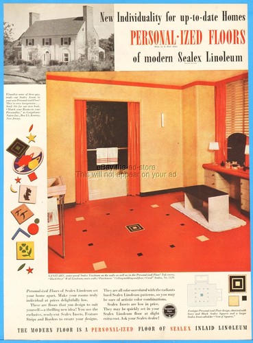 1937 sealex linoleum flooring - 1937,