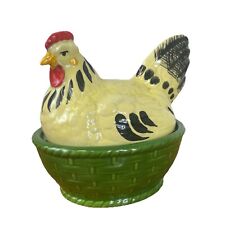 Ceramic Egg Basket with Hood