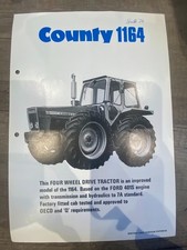 County 1164 Tractor Vintage Brochure A4 1976