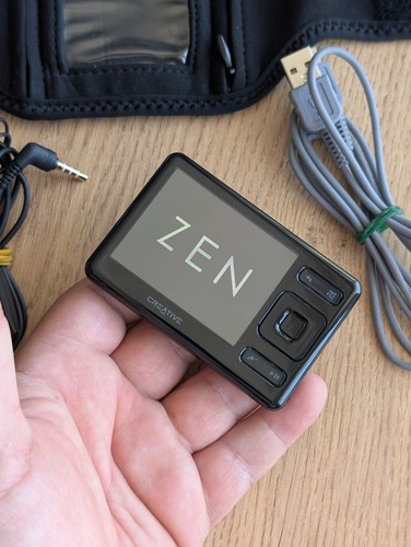 Creative zen 8gb - se, media