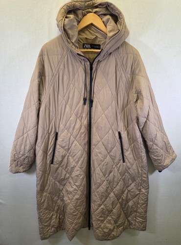 Zara women beige - zara, puffer