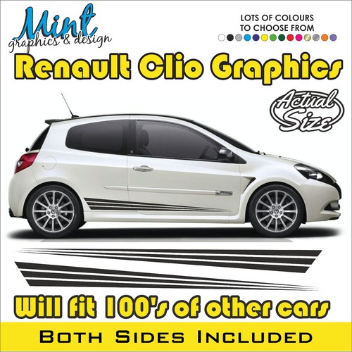 Renault clio side stripes - clio,
