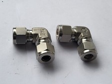 Ham-Let 316 SY6 Stainless Steel Tube Male Elbow 2/PK  (IN14S3B4)