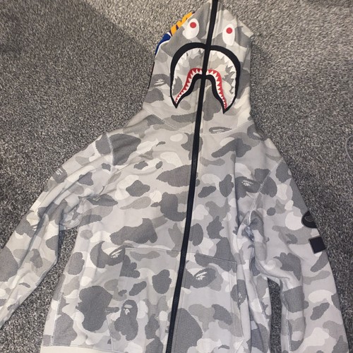 Bape grey camo full - camo,