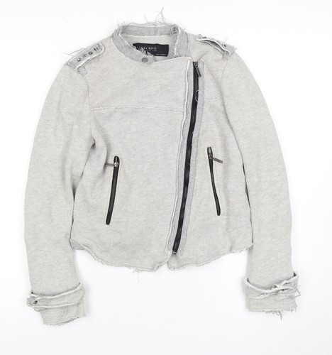 Zara basic women grey biker - zara,