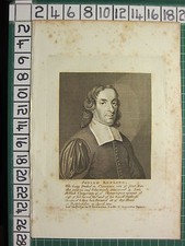 1793 DATED ANTIQUE PRINT ~ JOSIAH KEELING