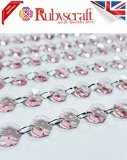 49pcs Light Pink Chain 14mm