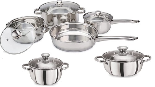 Stainless steel casserole - steel, dish