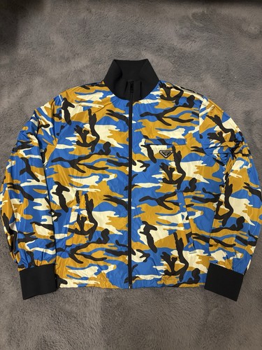 Prada camo bomber jacket - bomber, 💎