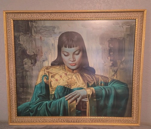Vtg 1950s framed - framed, vladimir